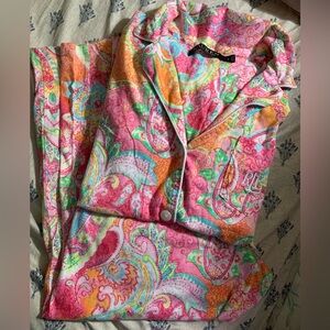 Lauren Ralph Lauren Paisley Pajama Set